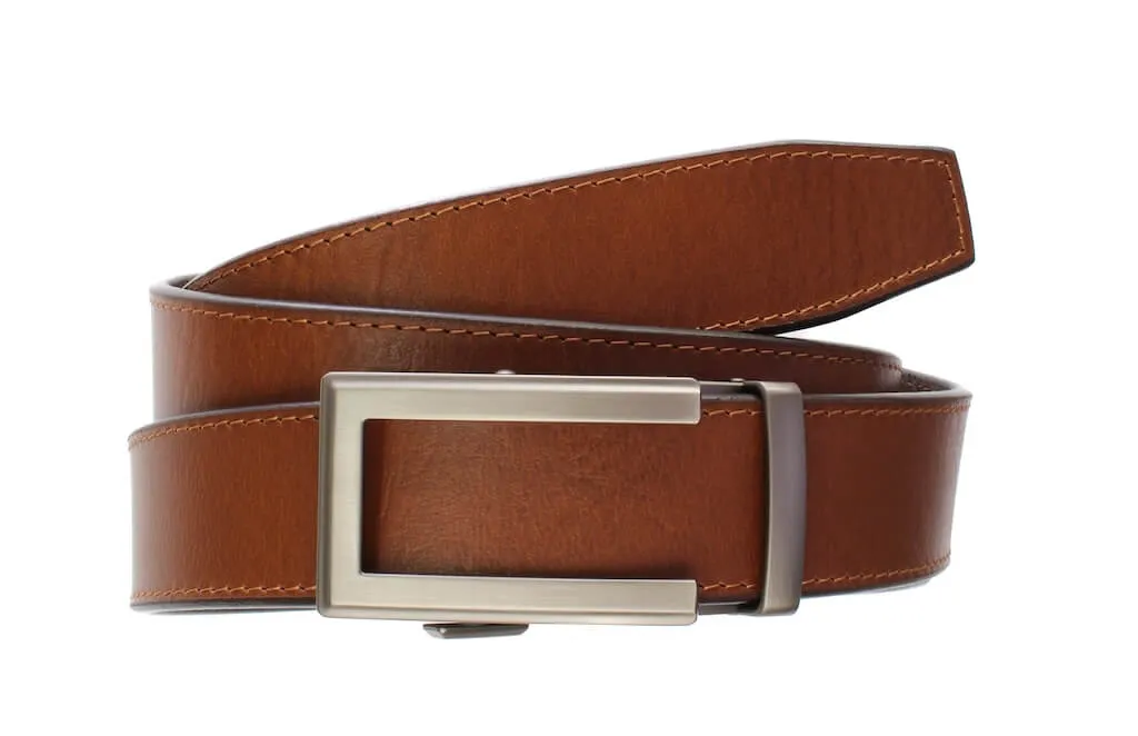 - FLASH SALE- 1.5" Tan Buffalo 🦬 Veg Tanned Leather w/ Gunmetal Buckle