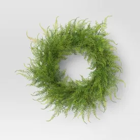 3.5" Artificial Greenery Wreath - Threshold