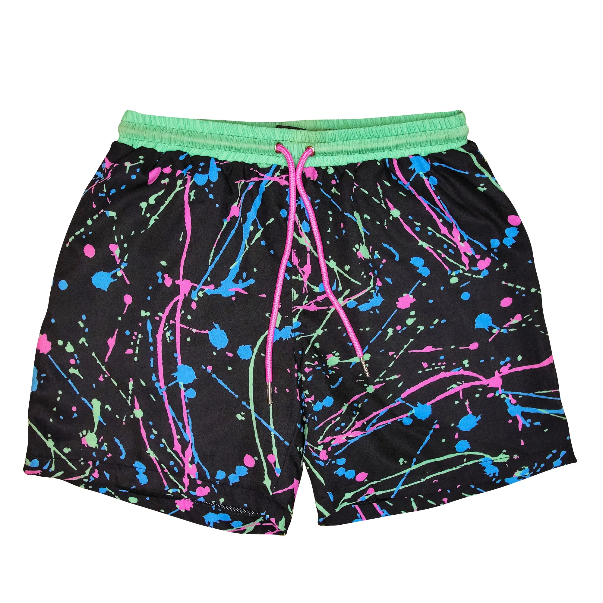 90's Splatter - Swim Trunks