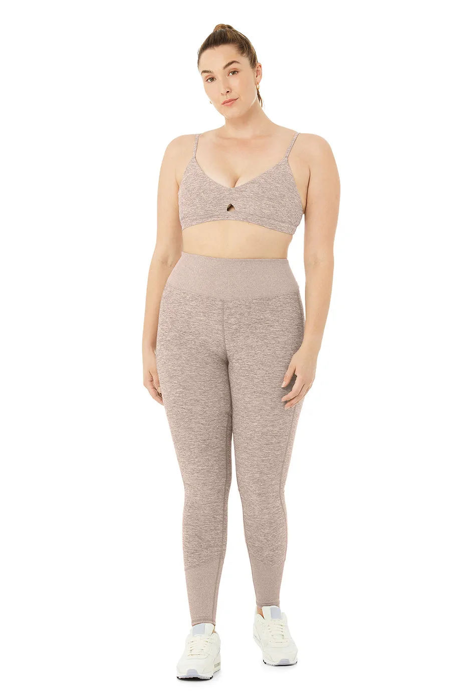 Alosoft Lounge Bra - Gravel Heather