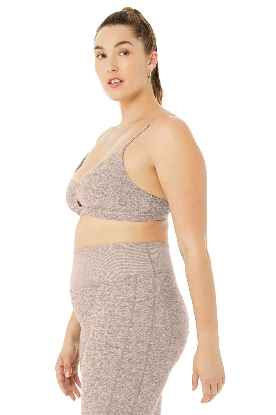 Alosoft Lounge Bra - Gravel Heather