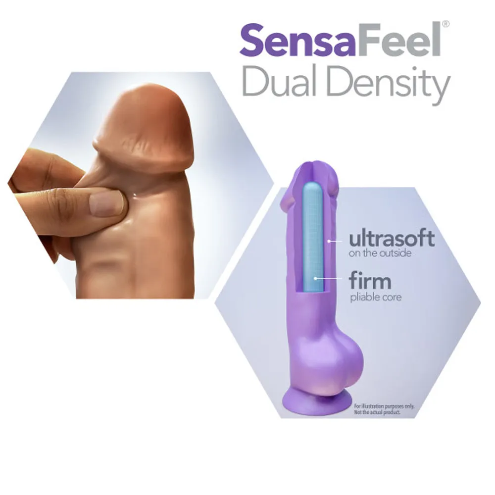 Au Naturel Jack 7 in. Posable Dual Density Dildo Tan