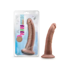 Au Naturel Jack 7 in. Posable Dual Density Dildo Tan