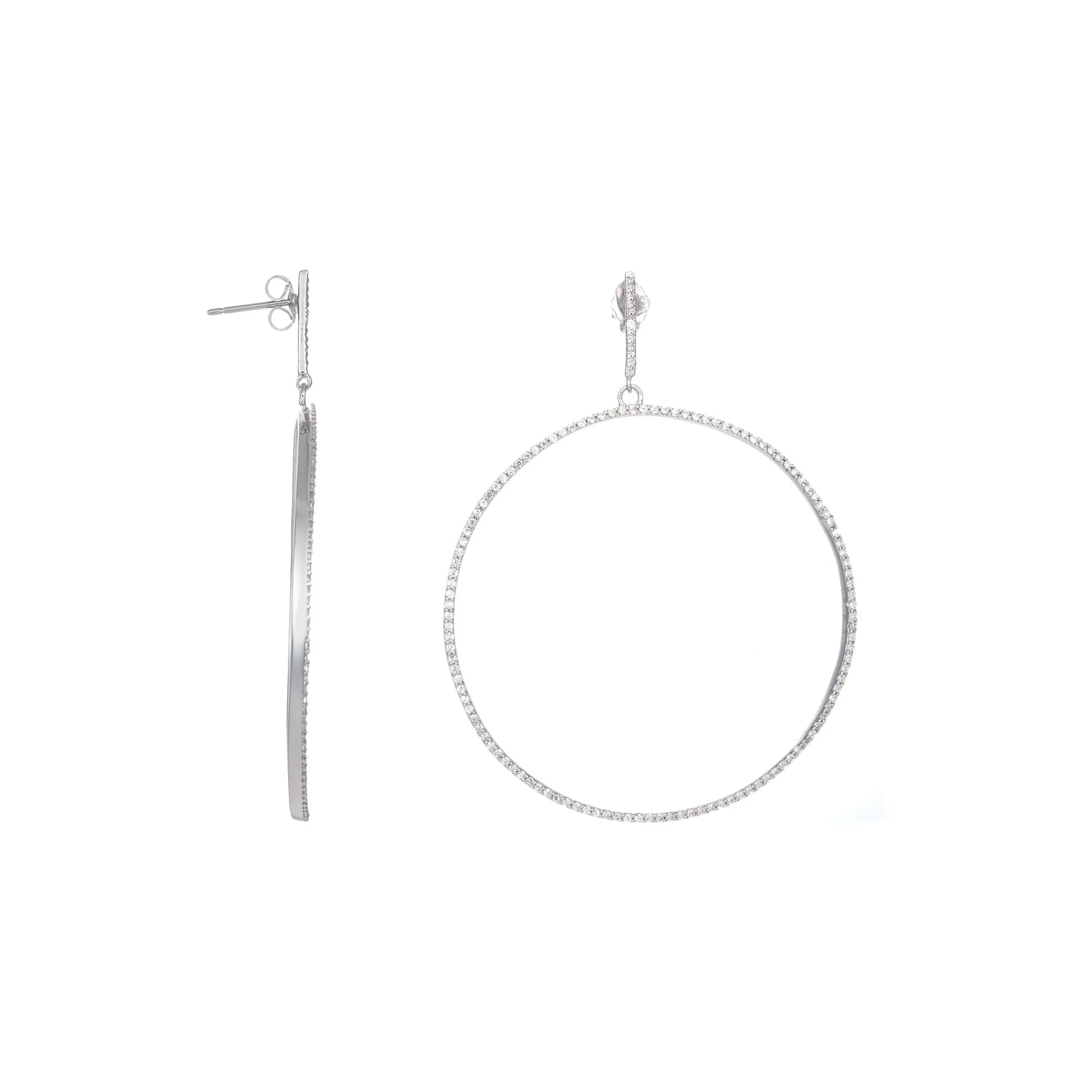 Aubrey Large Outlined Earrings