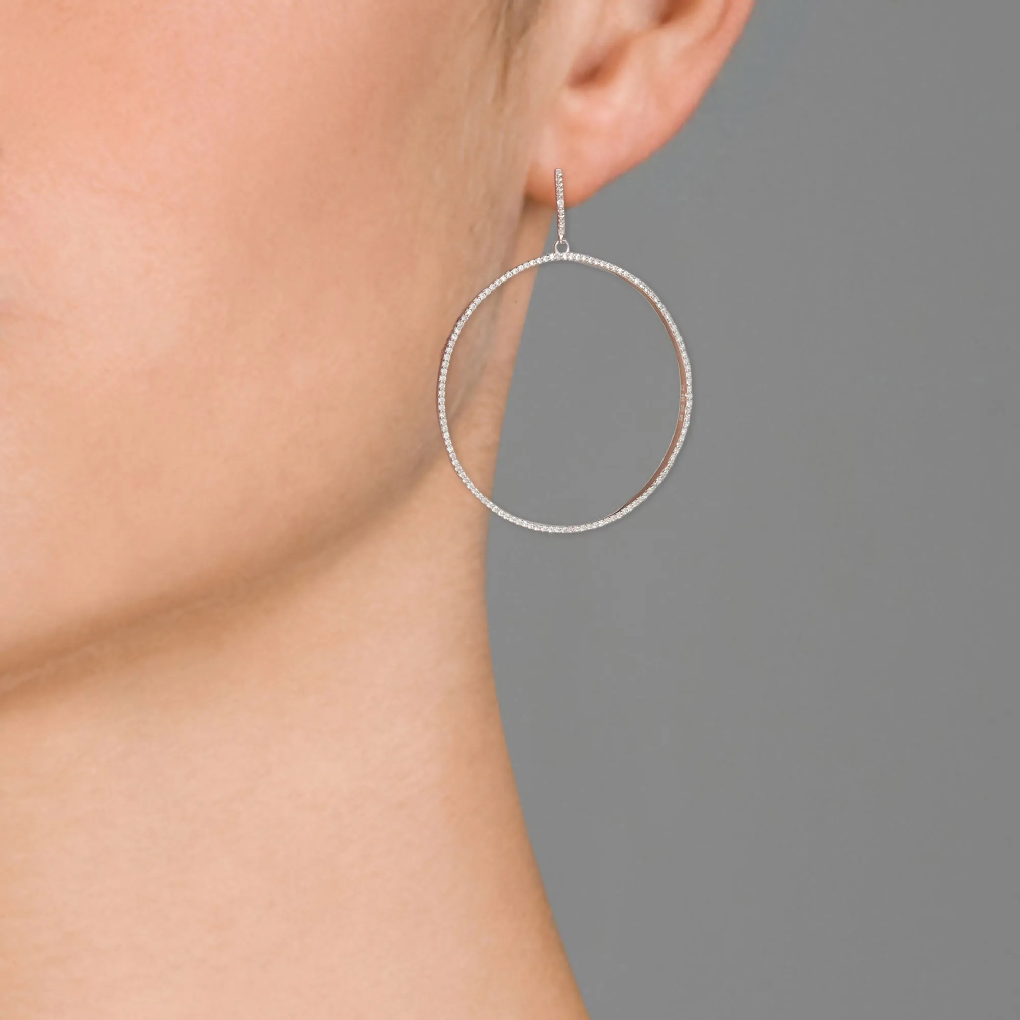 Aubrey Large Outlined Earrings