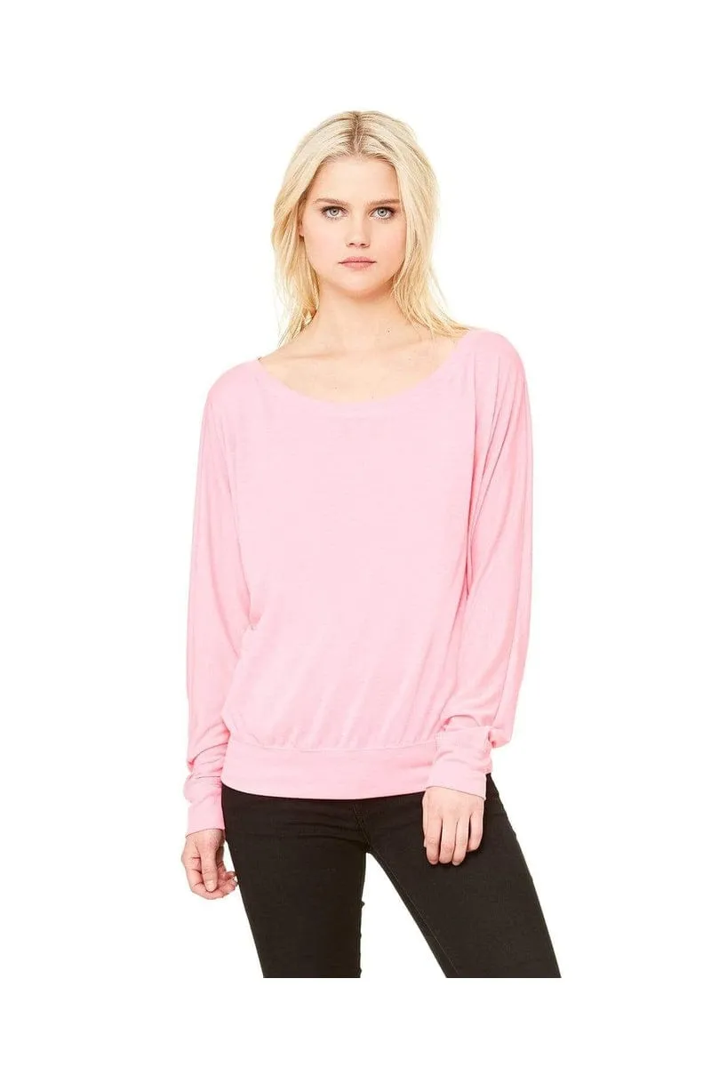 Bella   Canvas 8850: Ladies Flowy Long Sleeve Off Shoulder T-Shirt