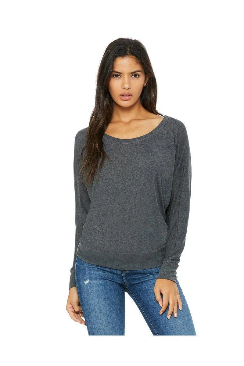 Bella   Canvas 8850: Ladies Flowy Long Sleeve Off Shoulder T-Shirt