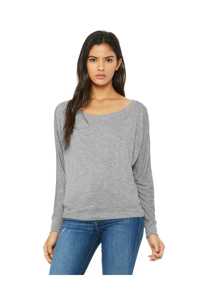 Bella   Canvas 8850: Ladies Flowy Long Sleeve Off Shoulder T-Shirt