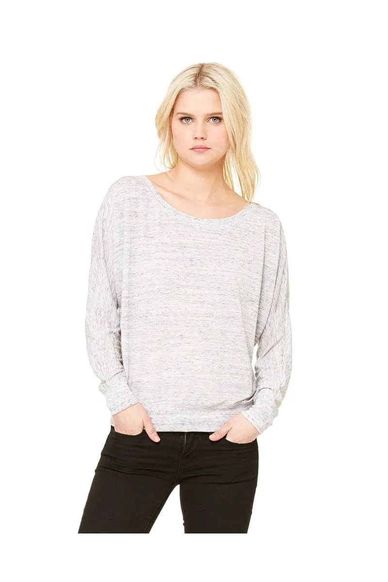 Bella   Canvas 8850: Ladies Flowy Long Sleeve Off Shoulder T-Shirt