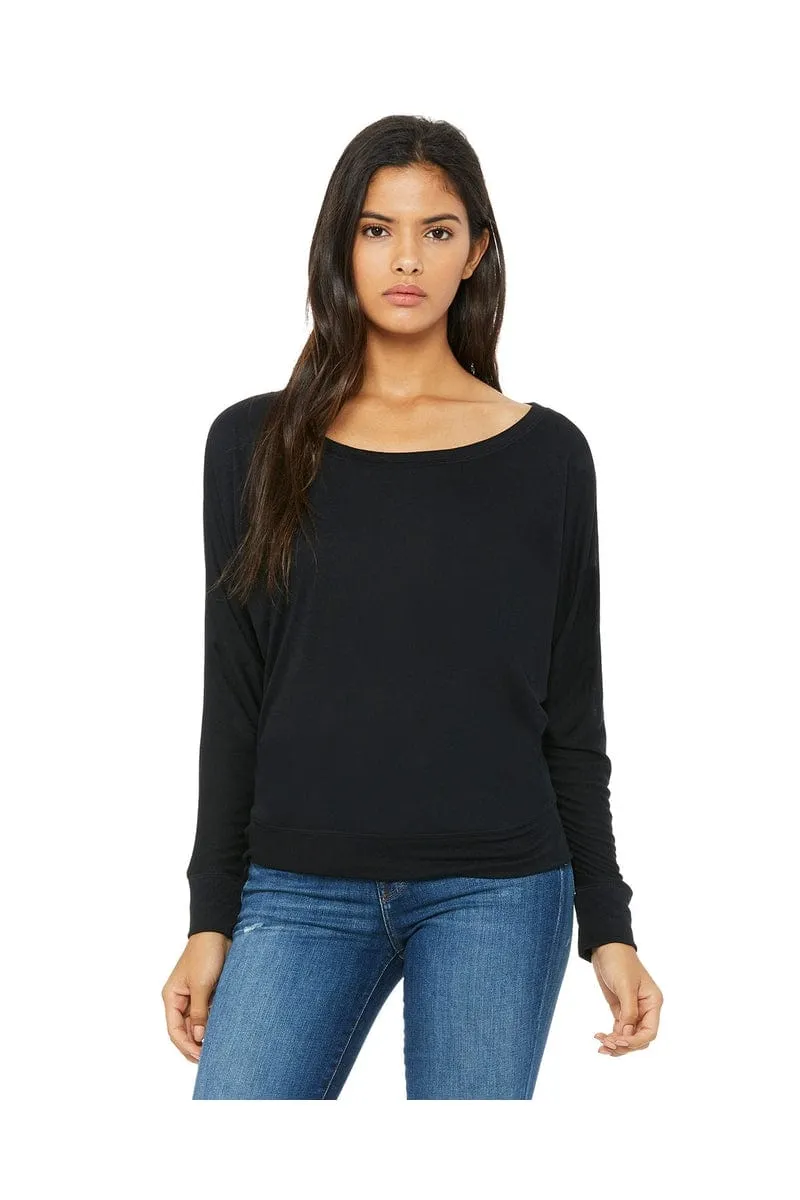 Bella   Canvas 8850: Ladies Flowy Long Sleeve Off Shoulder T-Shirt