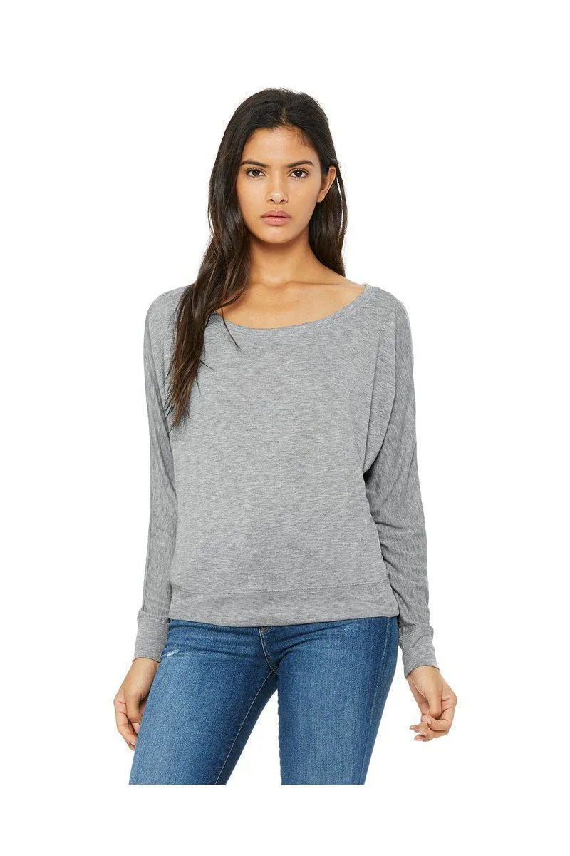 Bella   Canvas 8850: Ladies Flowy Long Sleeve Off Shoulder T-Shirt