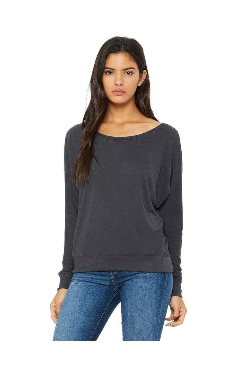 Bella   Canvas 8850: Ladies Flowy Long Sleeve Off Shoulder T-Shirt