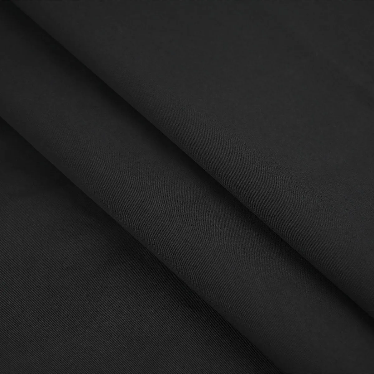 Black Stretch Gabardine Fabric  97512