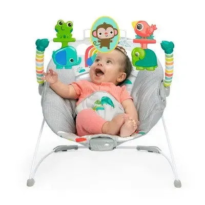 Bright Starts Playful Paradise Vibrating Baby Bouncer