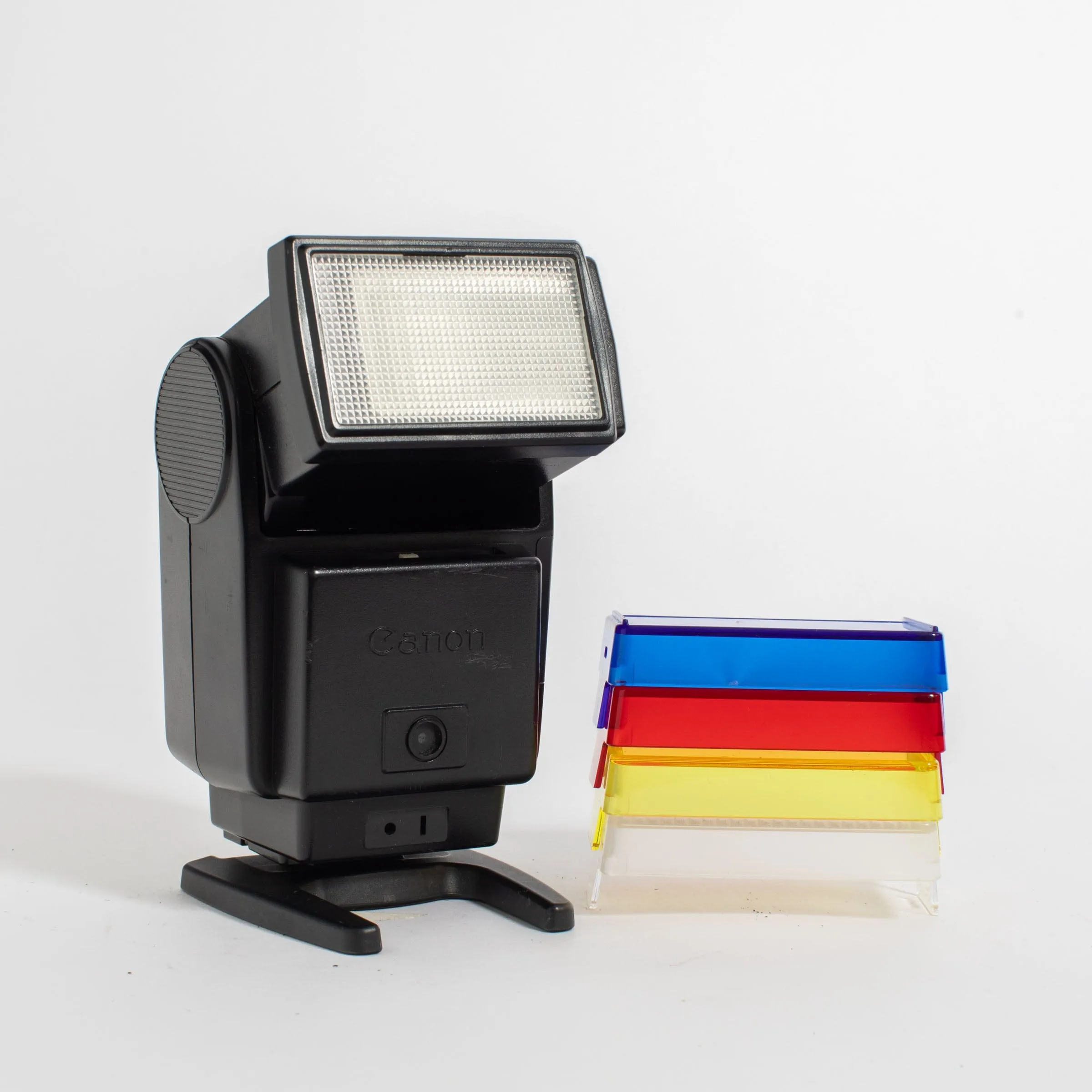 Canon Speedlite 199A Flash with colored shades