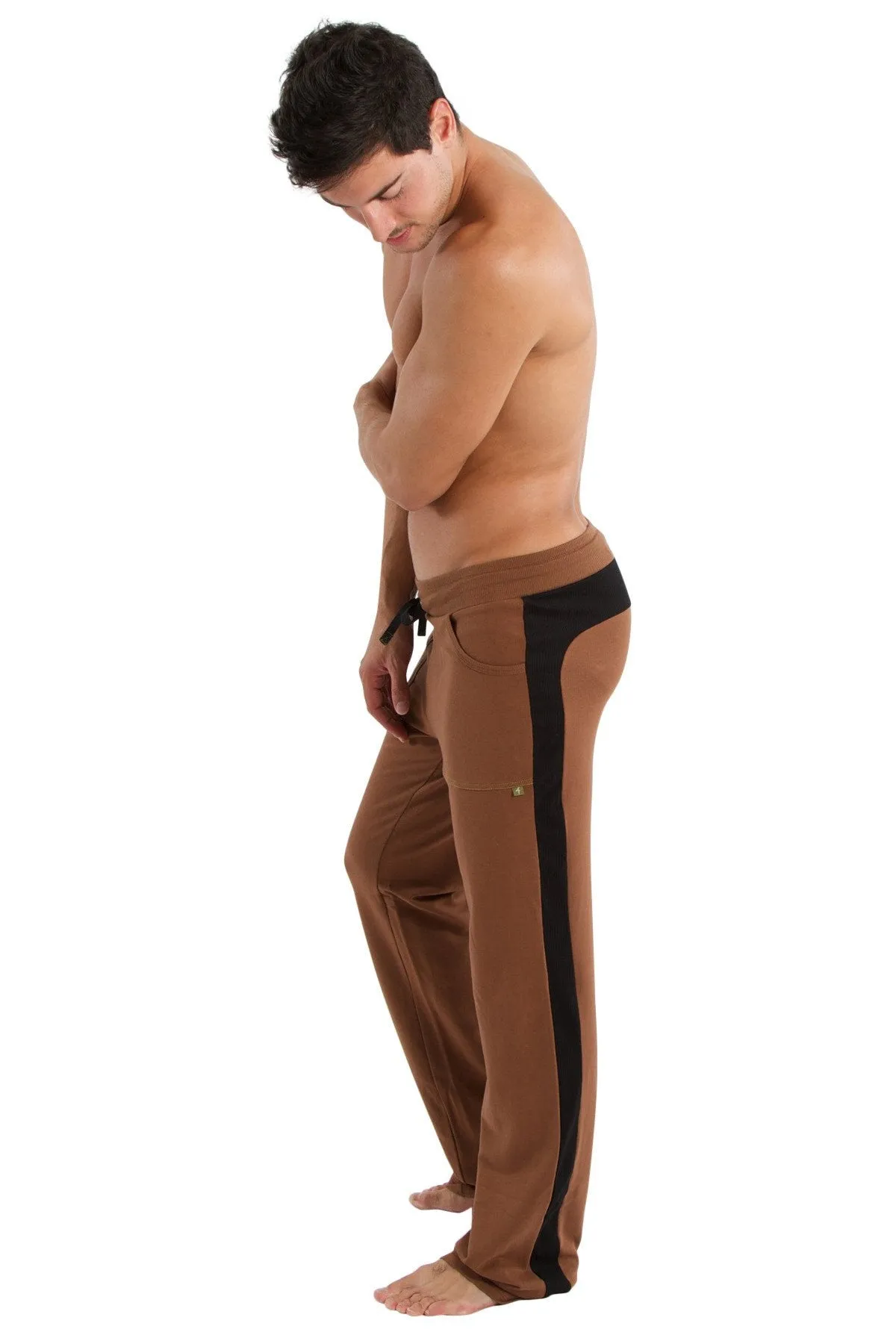 Eco-Track & Yoga Sweat Pant (Chocolate w/Black)