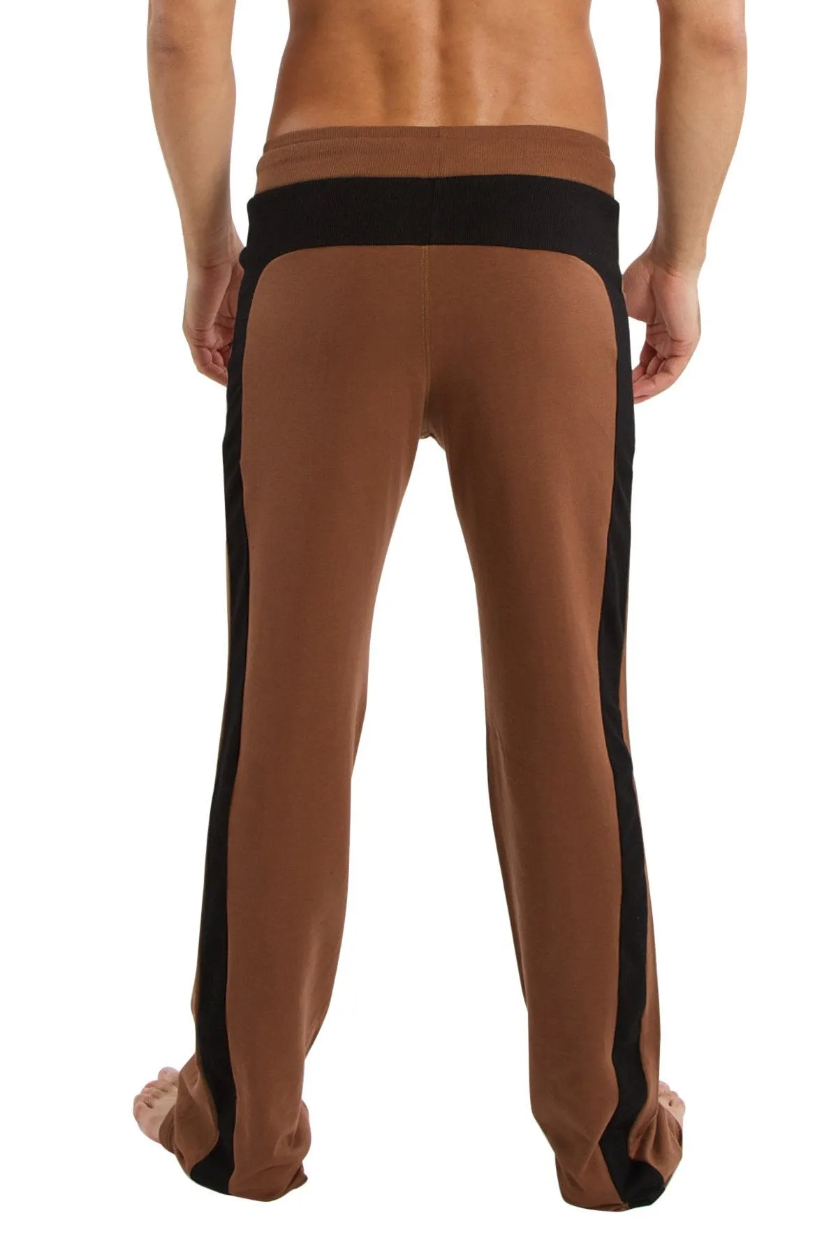 Eco-Track & Yoga Sweat Pant (Chocolate w/Black)