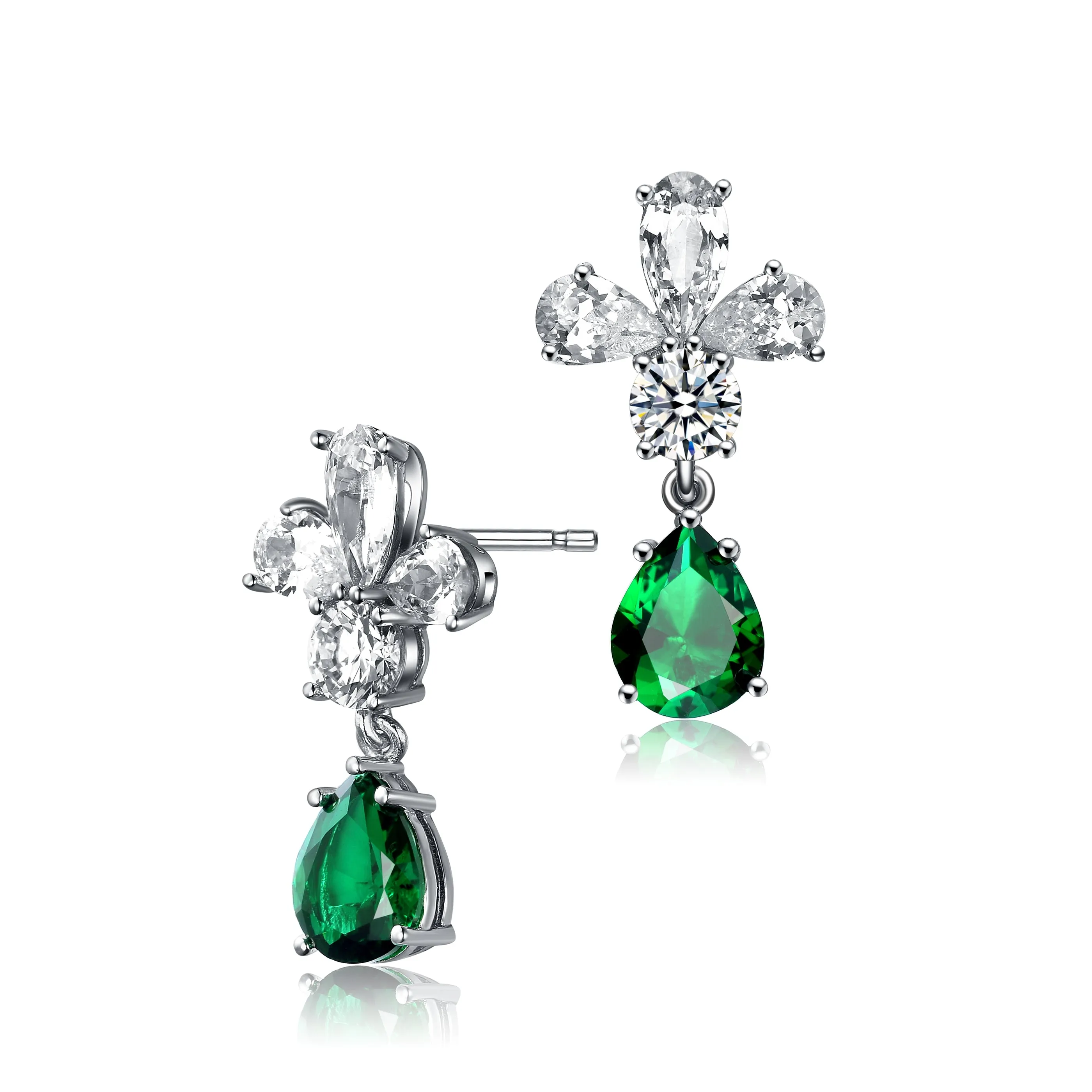 Gabrielle Cross Drop Earrings