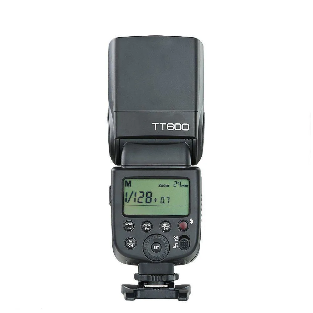 Godox TT600 2.4G HSS Universal Wireless Flash Speedlite and X2 Trigger Kit - Bundle