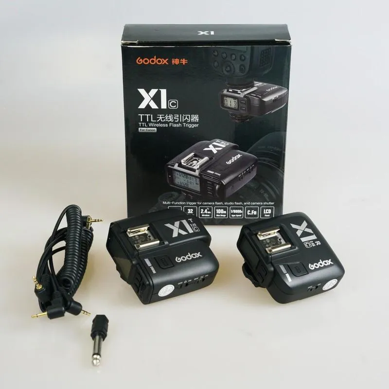 Godox X1-C TTL HSS Wireless Camera Flash Trigger Set (Canon)