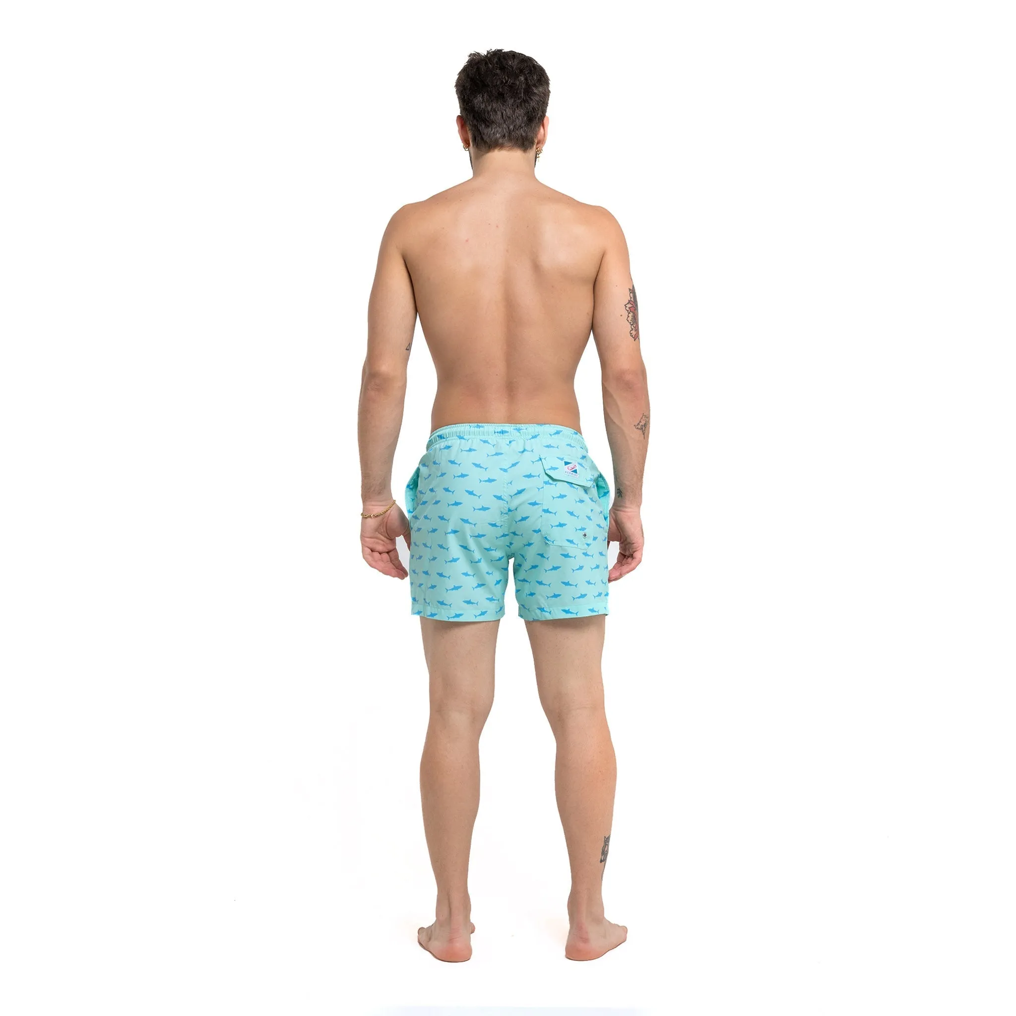 Great White - 5" Swim Trunks