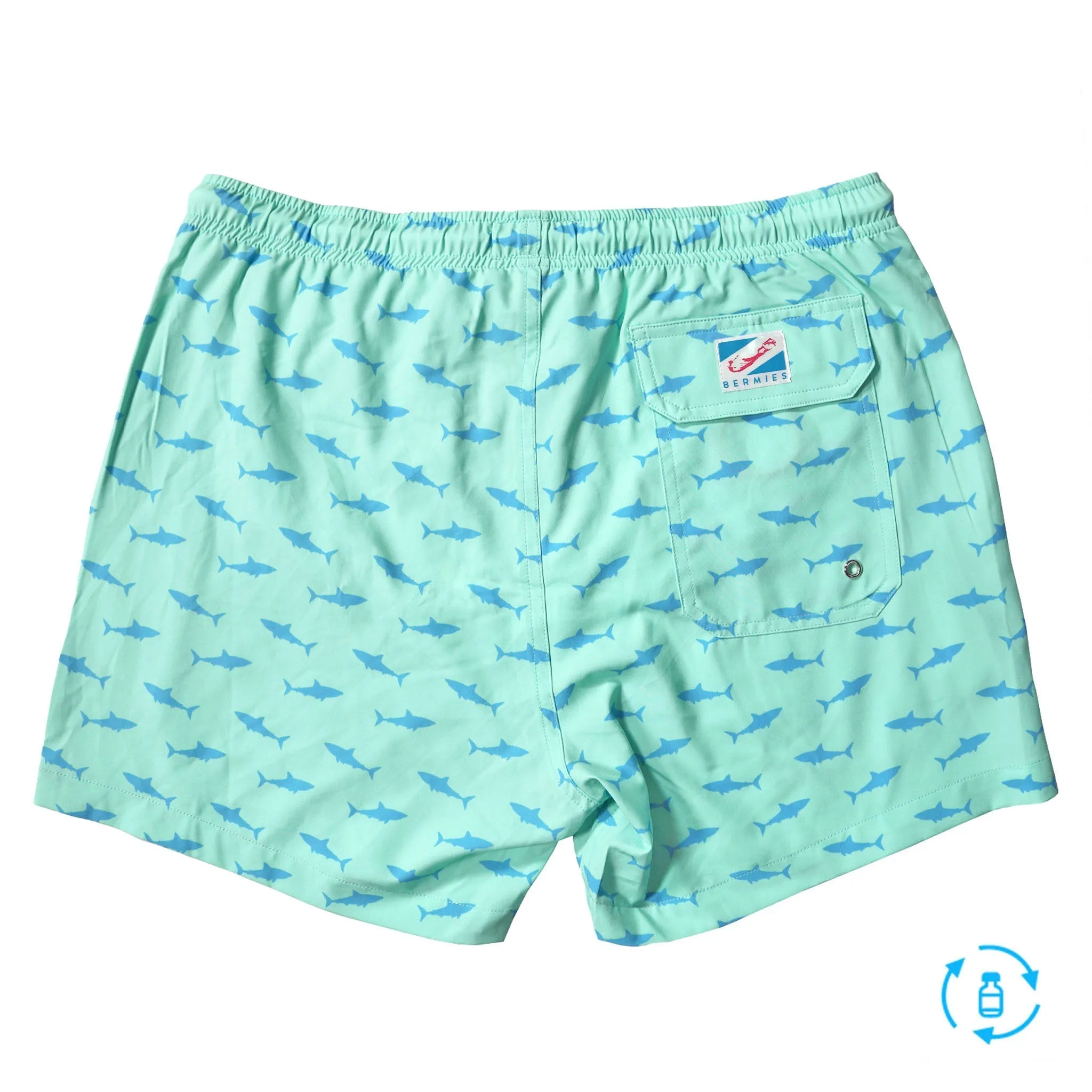 Great White - 5" Swim Trunks