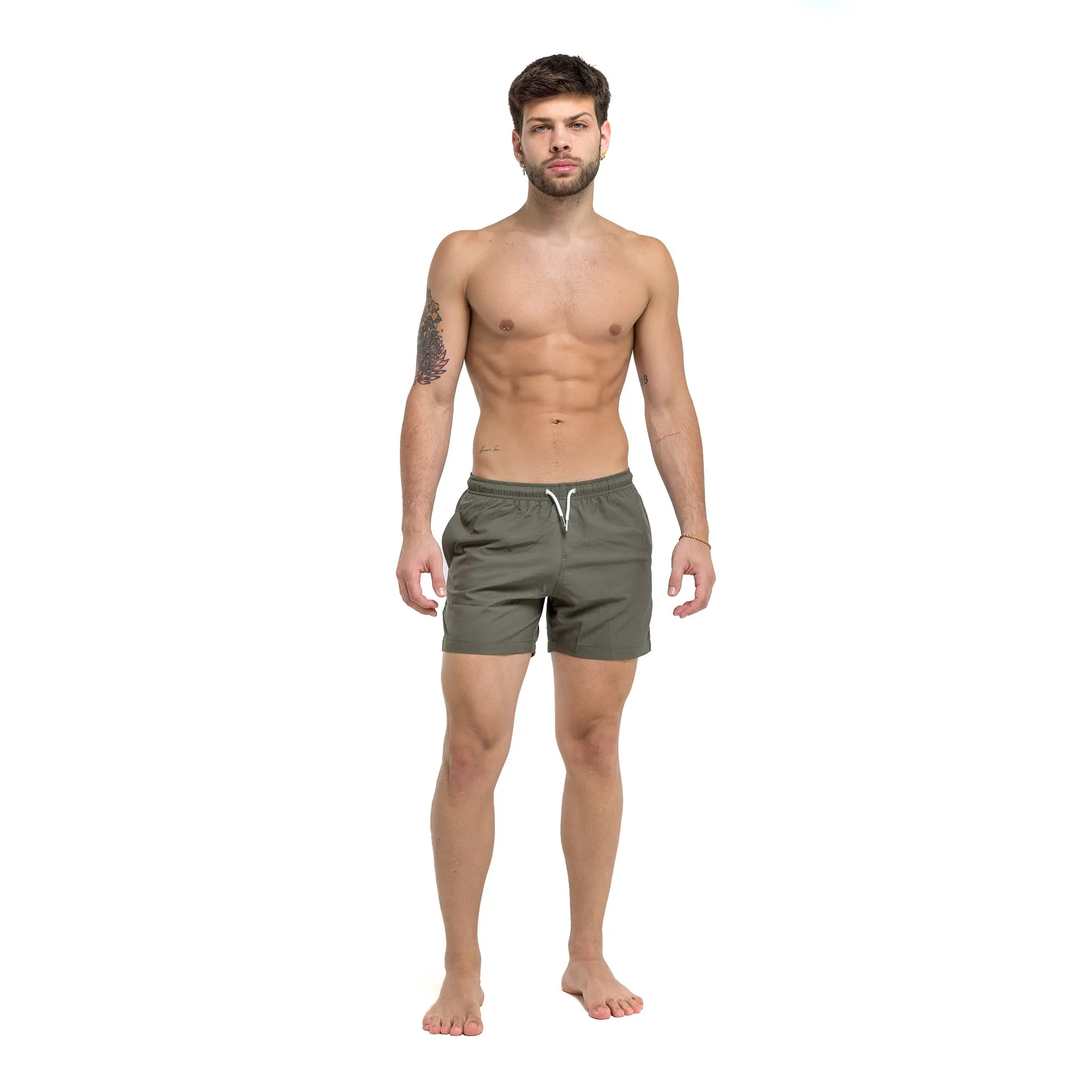 Green - 5" Swim Trunks