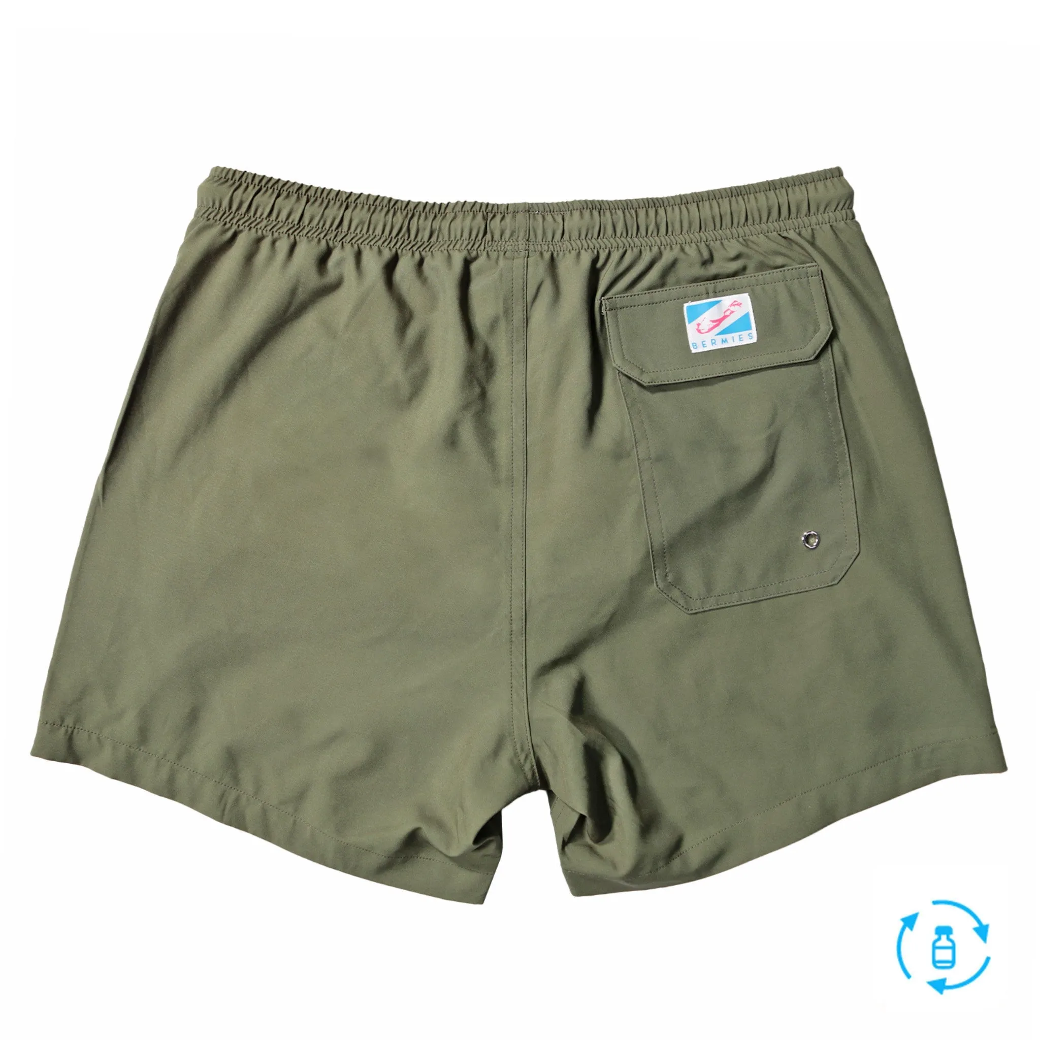 Green - 5" Swim Trunks