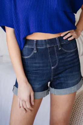 Layla High Waisted Pull On Shorts