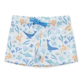 Little Dutch Swimming Trunks Ocean Dreams Blue