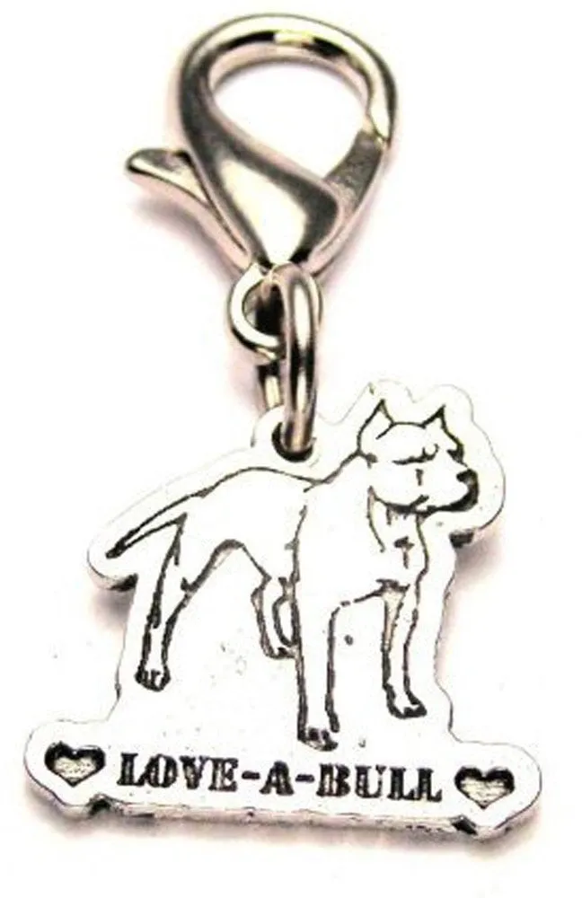 Love-A-Bull Zipper Pull