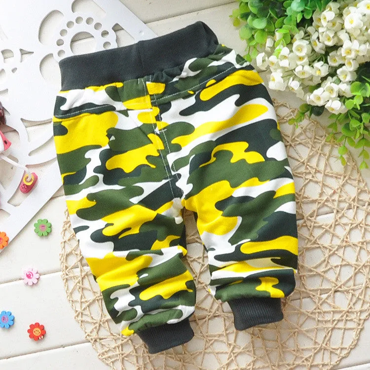 Lovely cotton children Camouflage pants newborn Baby boy pants children's pants baby clothing baby pants