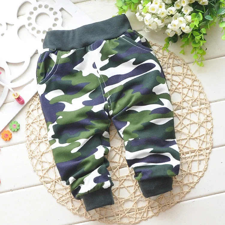 Lovely cotton children Camouflage pants newborn Baby boy pants children's pants baby clothing baby pants