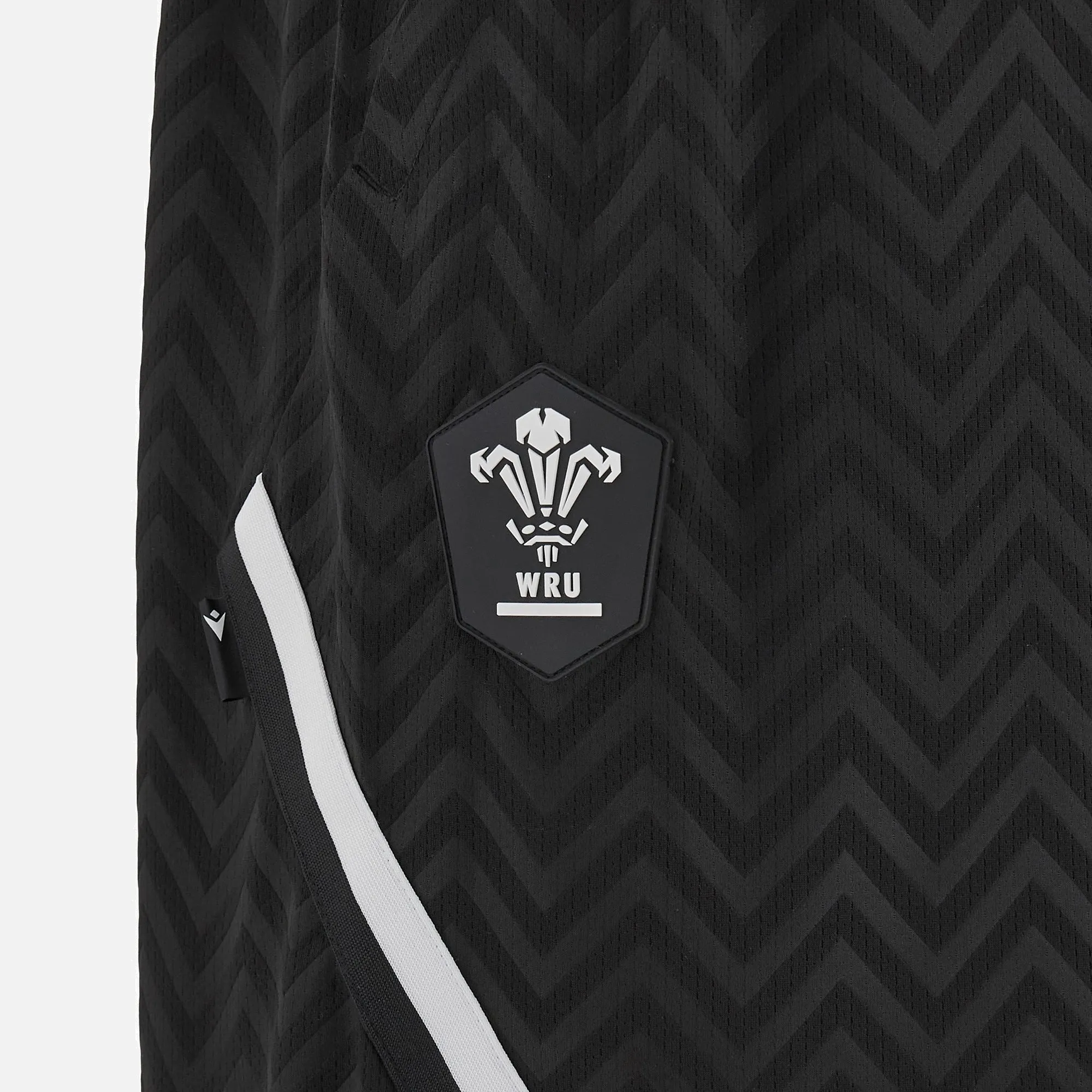 Macron Wales WRU M24/25 Adults Athleisure Training Six Nations Basketball Shorts