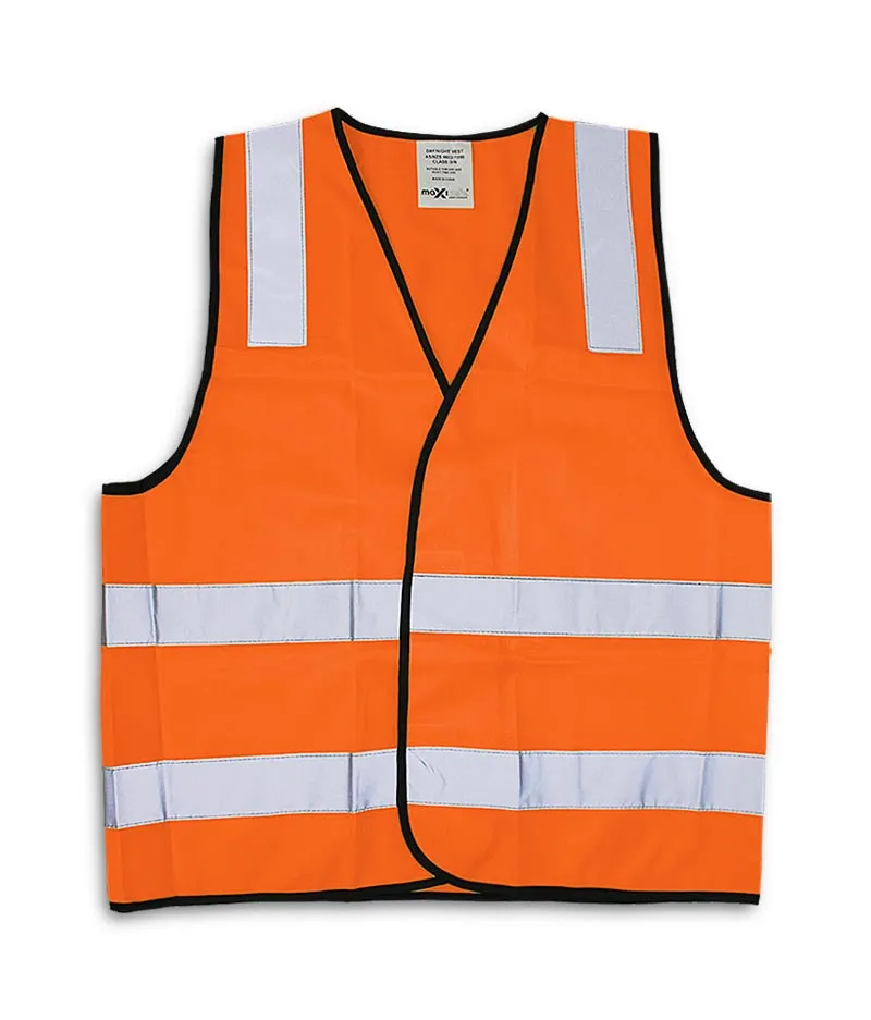 Maxisafe Hi-Vis Safety Vest - Day/Night Use - 1 Unit