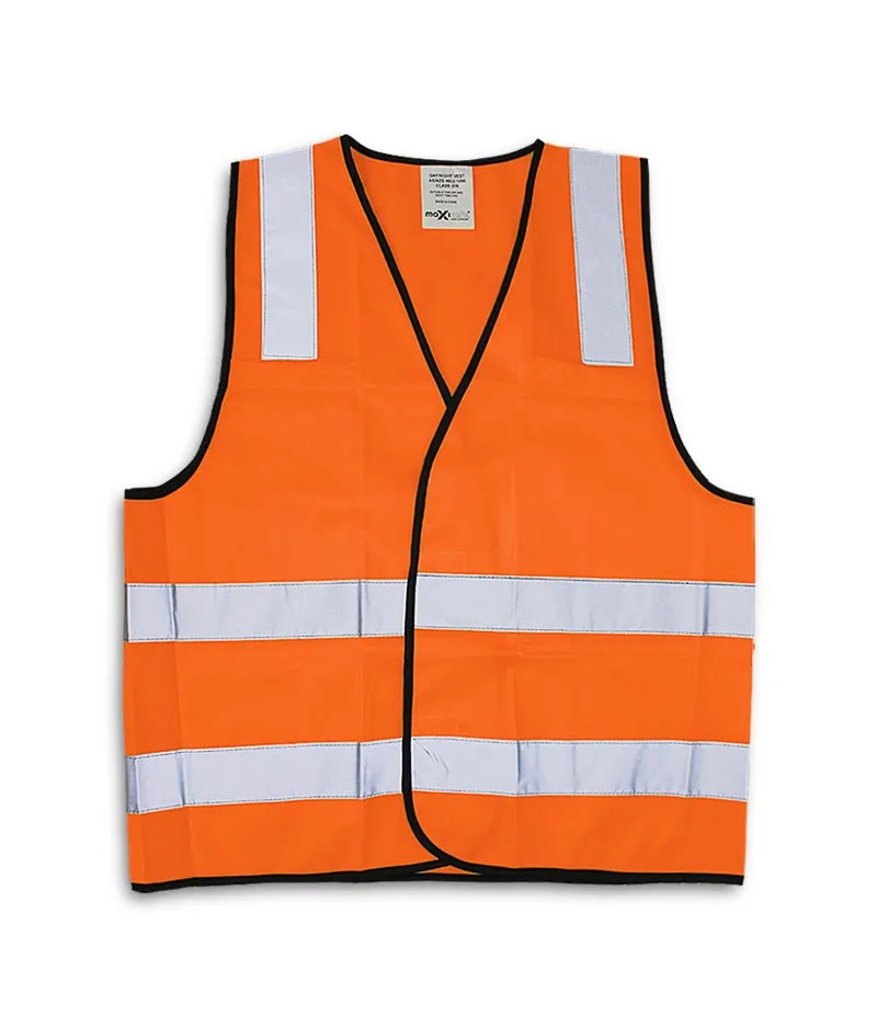 Maxisafe Hi-Vis Safety Vest - Day/Night Use - 1 Unit