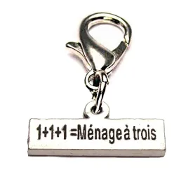 Menage A Trois Zipper Pull