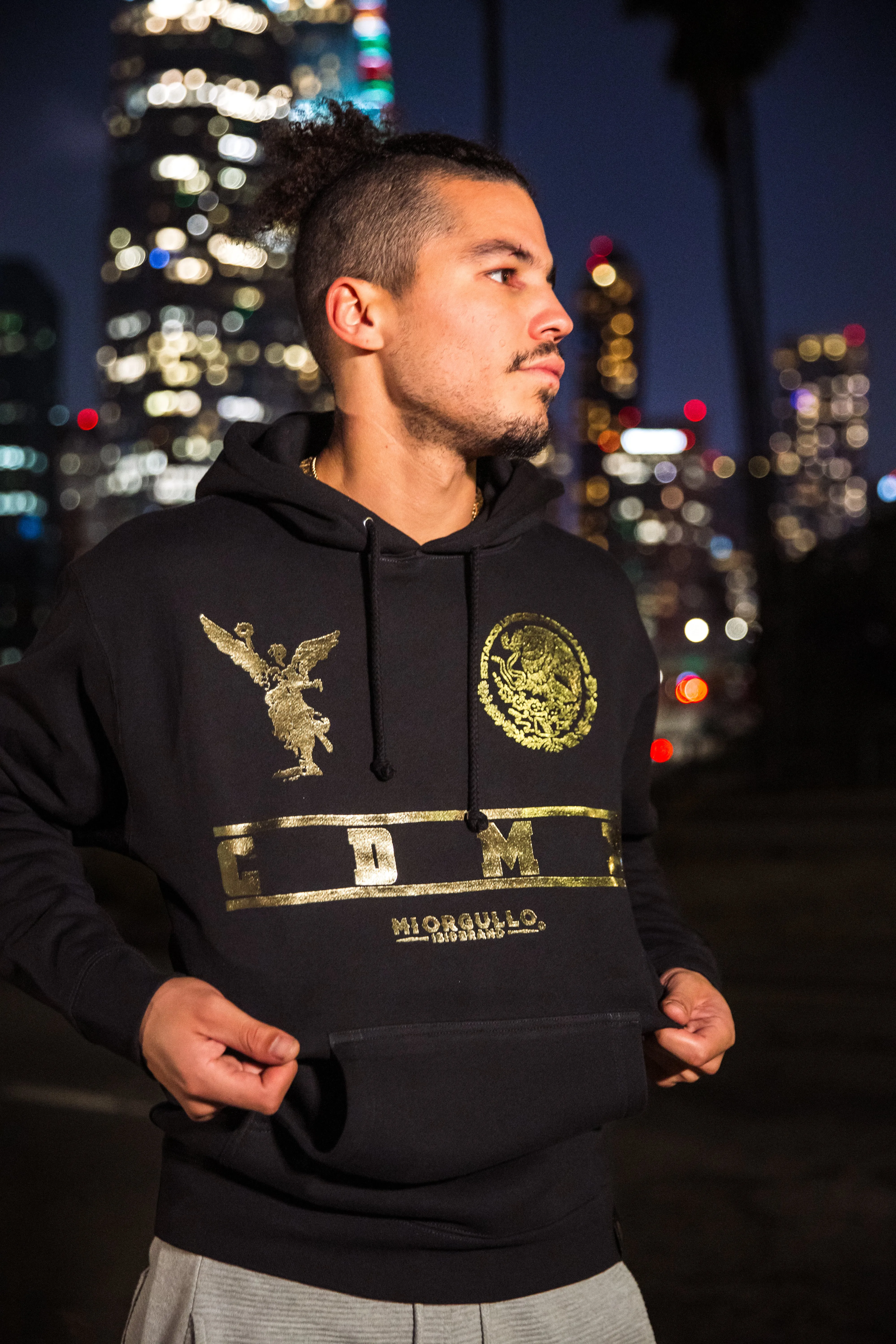 MEN’S BLACK GOLD RUSH CDMX HOODIE