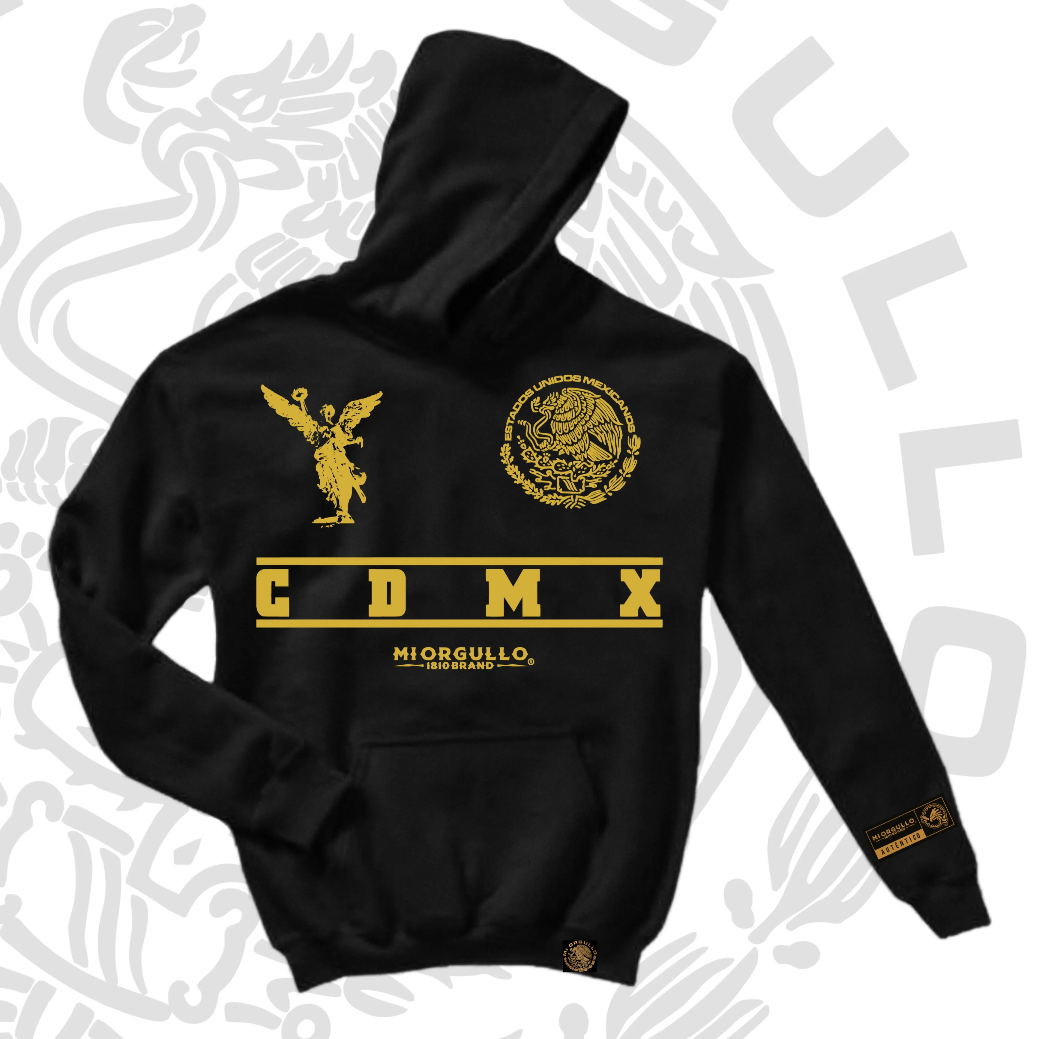 MEN’S BLACK GOLD RUSH CDMX HOODIE