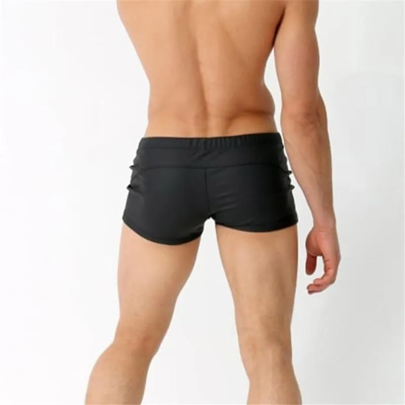 Men's Drawstring Swim-Trunks