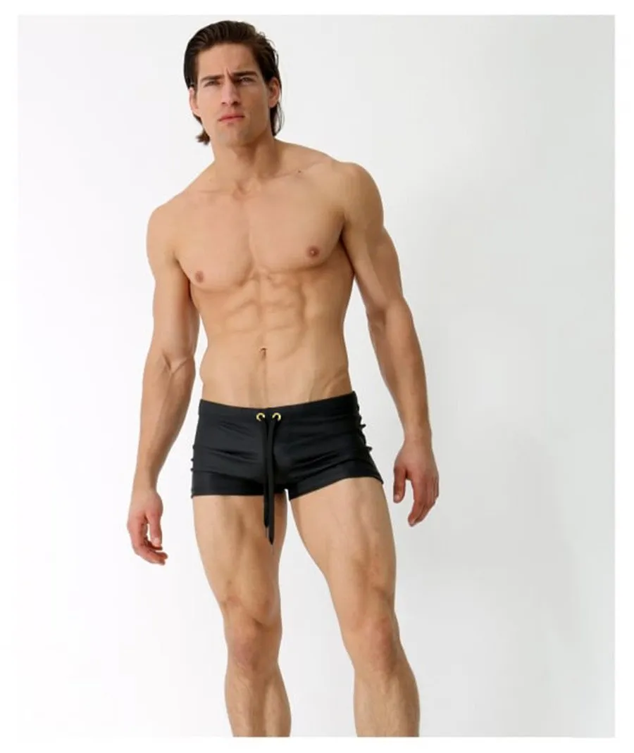 Men's Drawstring Swim-Trunks