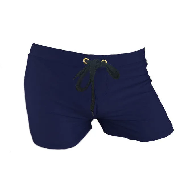 Men's Drawstring Swim-Trunks