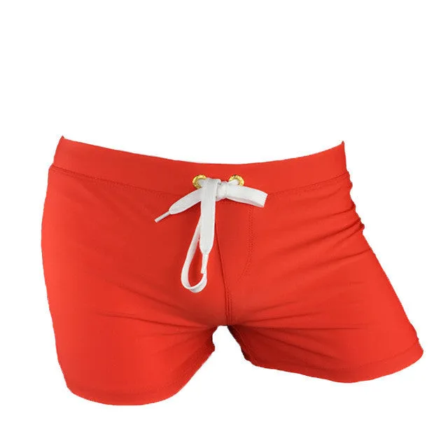 Men's Drawstring Swim-Trunks