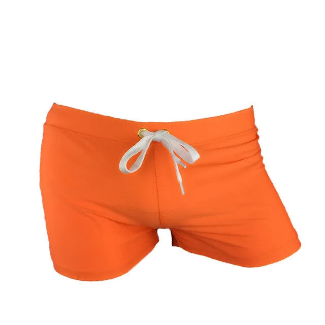 Men's Drawstring Swim-Trunks