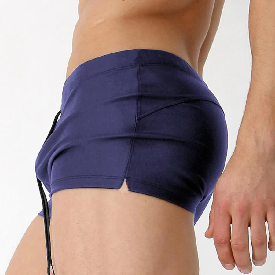 Men's Drawstring Swim-Trunks