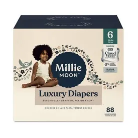 Millie Moon Lux Disposable Diapers - Size 6 - 88ct