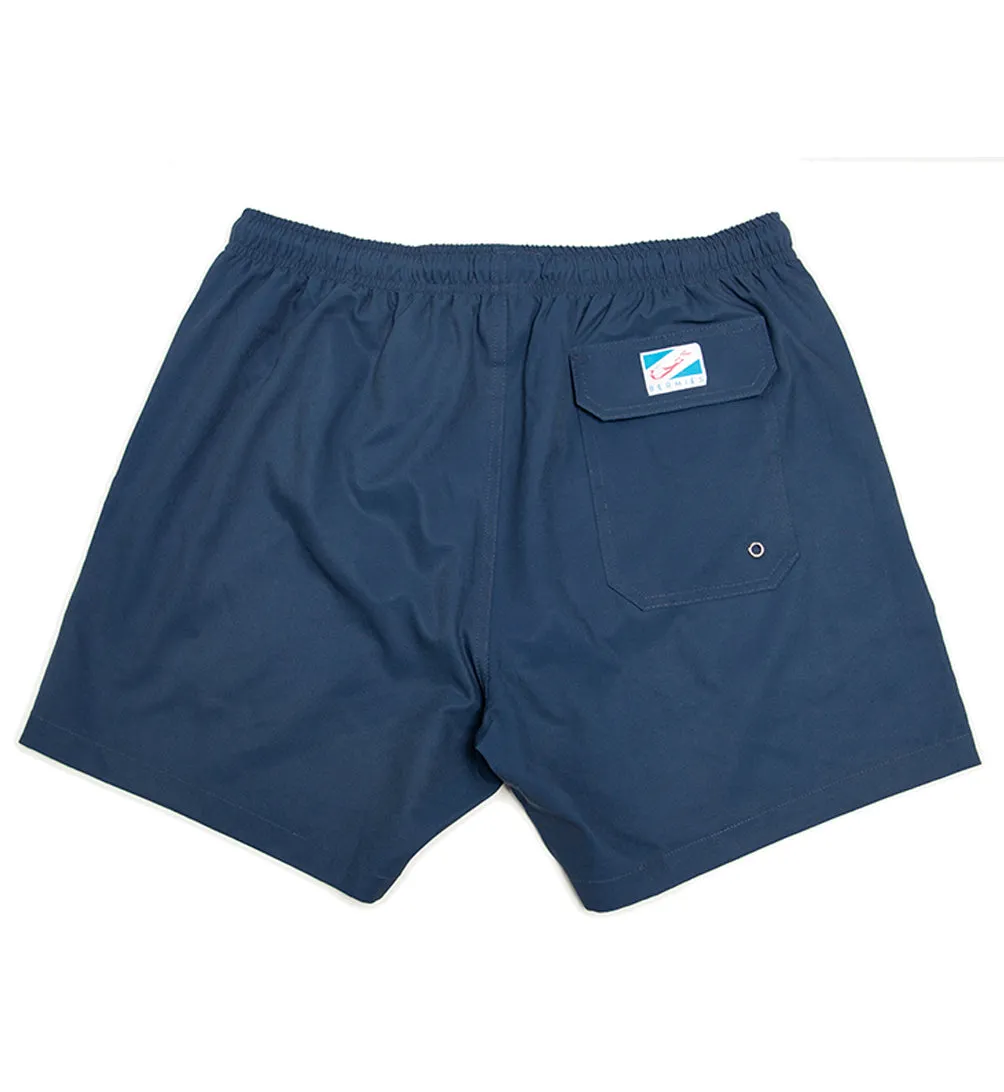 Navy - 5" Swim Trunks