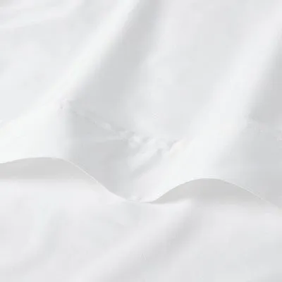 New - King 400 Thread Count Performance Flat Sheet White - Threshold