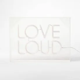 New - Love Loud Novelty Light - Pride