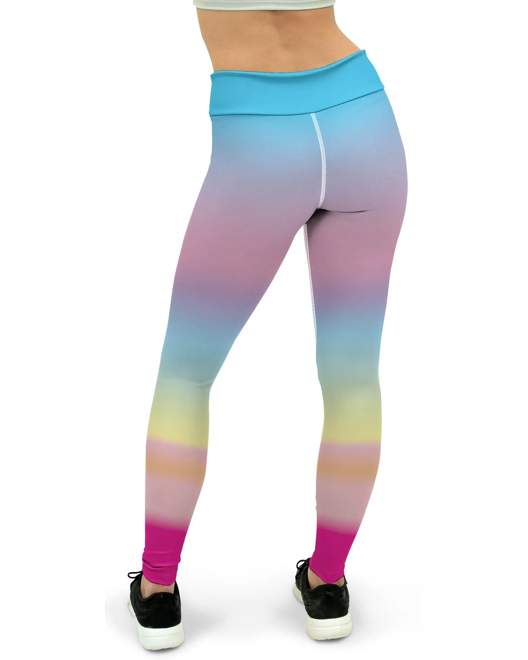 Pastel Rainbow Yoga Pants